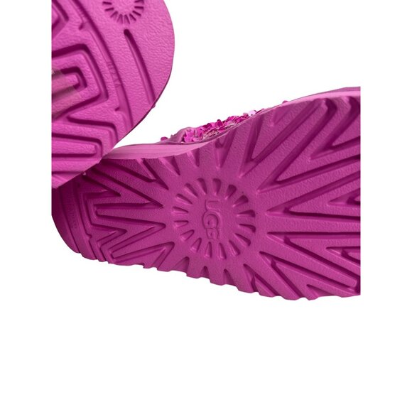 UGG Boots Sparkling Pink Shoes Wool 5 Woman Brand Short Boot - Picture 7 of 10